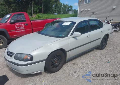 2003 Chevrolet Impala из США, поврежденный, VIN 2G1WF52E139390995